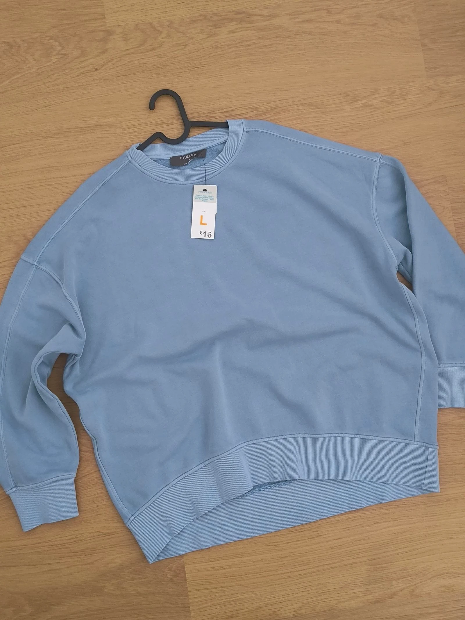 Camisola sweatshirt oversized azul Primark 